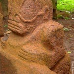 Sculpture sur pierre - Ua Huka