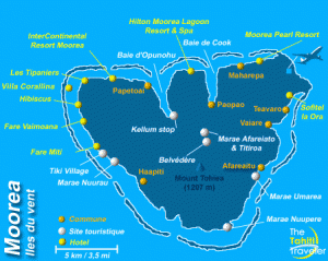 Carte de Moorea