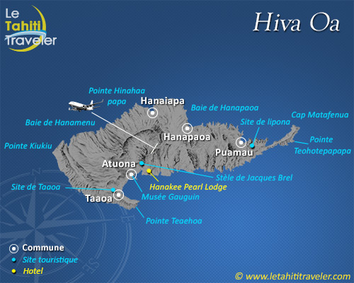 Carte de Hiva Oa