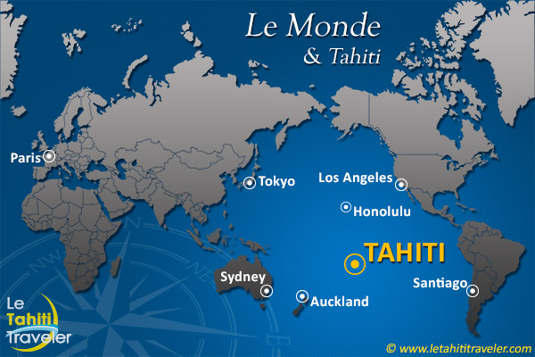 tahiti carte du monde