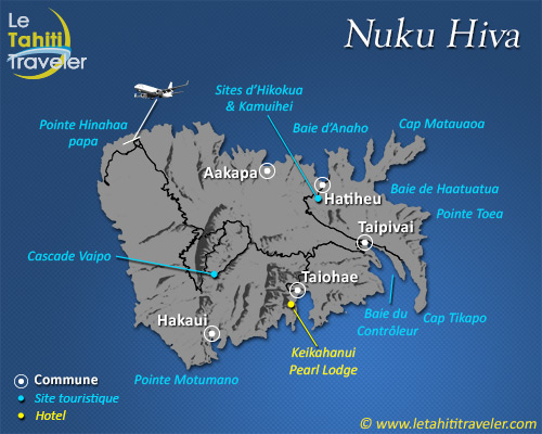 Carte de Nuku Hiva