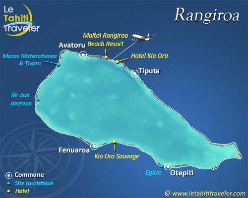 Carte de Rangiroa