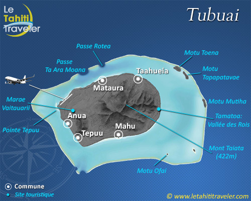 Carte de Tubuai