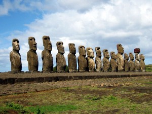 Les moaïs de l'île de Pâques