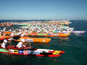 Départ de la course © Tahiti Tourisme - G.Boissy