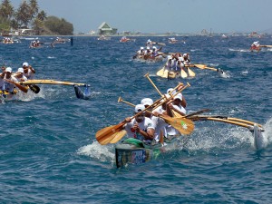 En plein effort © Tahiti Tourisme - C.Durocher