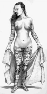 Femme tatouée