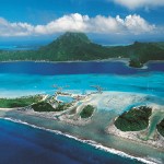 Aerial view of Bora Bora